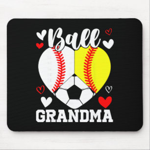 Oma Byll Lustige Bysebyll Softbyll Fußball  Mousepad