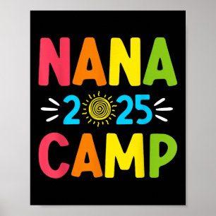 Oma-Camp 2025 Familienurlaub Sommer-Camping-Crew Poster