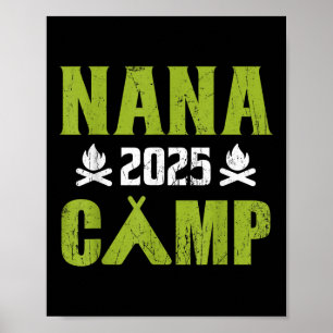 Oma-Camp 2025 Familienurlaub Sommer-Camping-Crew Poster