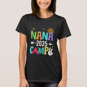 Oma-Camp 2025 Familienurlaub Sommer-Camping-Crew T-Shirt