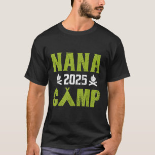 Oma-Camp 2025 Familienurlaub Sommer-Camping-Crew T-Shirt