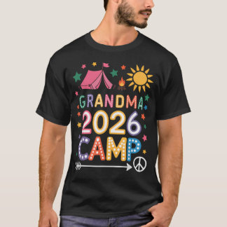 Oma-Camp 2026 Familienurlaub Sommer-Camping T-Shirt