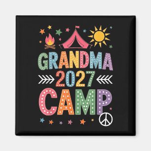 Oma-Camp 2027 Familienurlaub Sommer-Camping Magnet