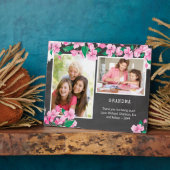 Oma Chalkboard und Cherry Blossom 2 Foto Fotoplatte (Seite)