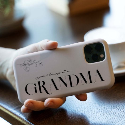 Oma | Chic Boho Lettering & Floral Case-Mate iPhone Hülle