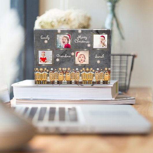 Oma Christmas Ginger Cookie Foto Grid Collage