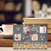 Oma Christmas Ginger Cookie Foto Grid Collage Fotoplatte