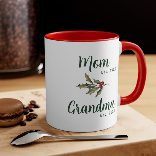 Oma Christmas Keepake Holiday Tasse