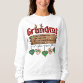 Oma Christmas Sweatshirt (Vorderseite)