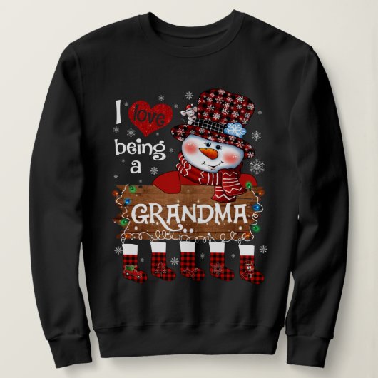Oma Christmas Sweatshirt (Design vorne)
