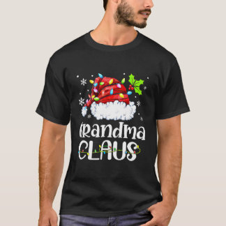 Oma Claus Christmas Pajama Familienmatte T-Shirt