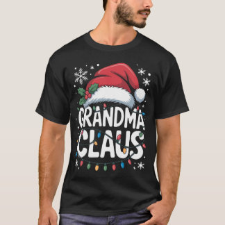 Oma Claus T-Shirt Weihnachten