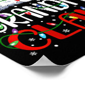 Oma Claus Weihnachten Weihnachten Weihnachtszeit W Poster (Ecke)