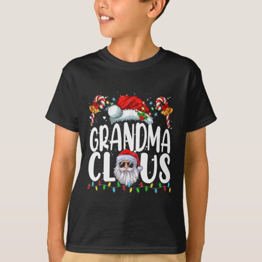 Oma Claus Weihnachten Weihnachten Weihnachtszeit W T-Shirt (Vorderseite)
