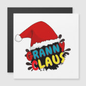 Oma Claus Weihnachtsgeschenk Magnetkarte (Vorne/Hinten)