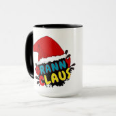 Oma Claus Weihnachtsgeschenk, Tasse (Vorderseite Links)