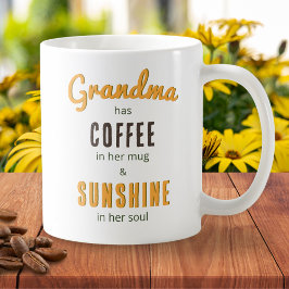 Oma Coffee Sunshine Soul Floral Bouquet Hübsch Kaffeetasse