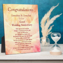 Oma Coral Wedding Anniversary