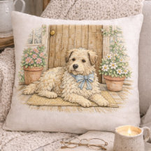 Oma Core Hund Vintage Cottage Garten Welpe