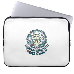 Oma Cottage Craft Katze Haustierliebhaber Shirt Ku Laptopschutzhülle