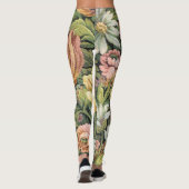 Oma-Couch-Muster 2 Leggings (Rückseite)