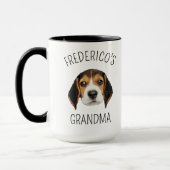 Oma Custom Cat Face Cat Eigentümer Haustiere Tiere Tasse (Links)