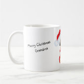 Oma Dackel Weihnachtsgeschenk Tasse (Links)