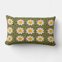 Oma Daisy Ästhetik-Häkelmuster Floral Retro