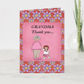 Oma danke Karte (Vorderseite)