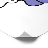 Oma de Twin Girls Geschenke Poster (Ecke)