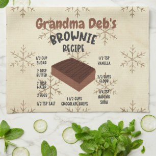 Oma Deb's Brownie Rezept Küchentuch
