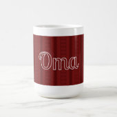 Oma Deep Red Kaffeetasse (Mittel)