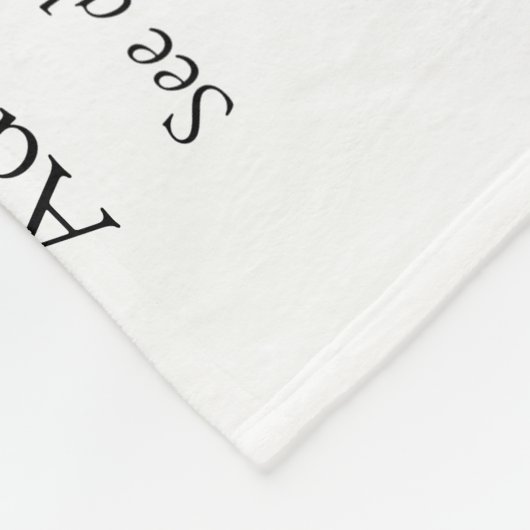 Oma definiert Schwarz und Weiß Moderner Spaß Fleecedecke (Ecke)