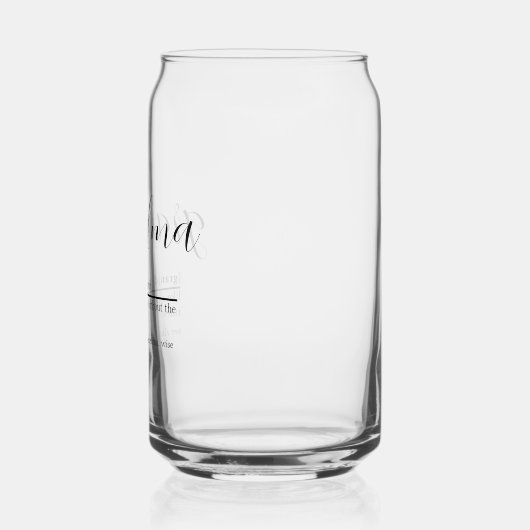 Oma Definition Beer Can Glass Dosenglas (Links)