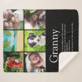 Oma Definition Foto Collage Sherpadecke (Vorderseite (Horizontal))