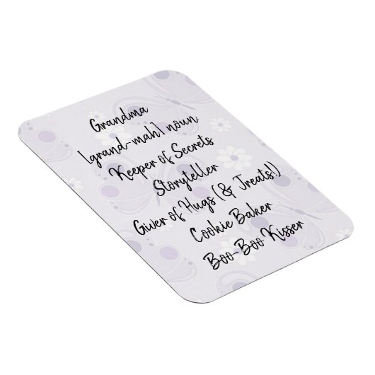 Oma Definition Magnet (Rechte Seite)