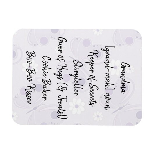 Oma Definition Magnet (Horizontal)