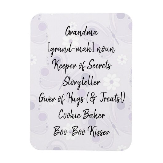 Oma Definition Magnet (Vertikal)