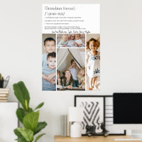 Oma Definition Personalisiert 4 Foto Collage