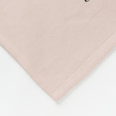 Oma Definition Script-Rose Gold Glitzer Fleecedecke (Ecke)