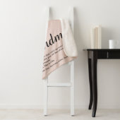 Oma Definition Script-Rose Gold Glitzer Sherpadecke (Beispiel)