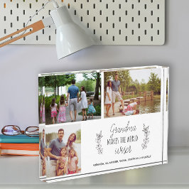 Oma, dein Foto sammelt Großeltern Tagesgeschenk