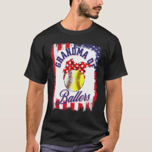 Oma der Ballspieler Toller Baseball Softball Für O T-Shirt