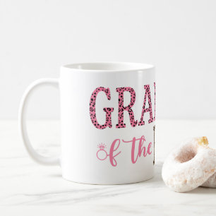 Oma der Braut Geschenk Rosa Schwarzer Leoparden Dr Kaffeetasse