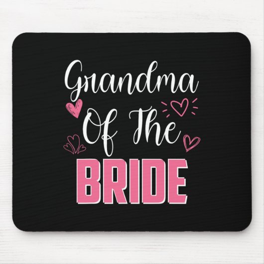Oma der Braut Hochzeitsfeier Ehefrau zu Mousepad (Vorne)