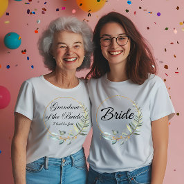 Oma der Braut - Ich liebe ihre erste T-Shirt
