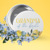 Oma der Braut-Limonen-Brautjungfernparty-Button Button