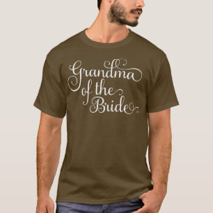 Oma der Braut Niedliche Hochzeit und Bache T-Shirt