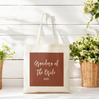 Oma der Braut Terrakotta-Braun-Tasche