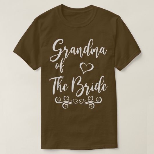 Oma der Braut- und Groomverheiratung T-Shirt (Design vorne)